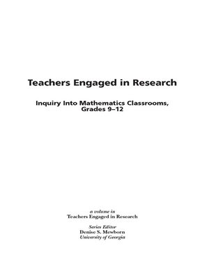 cover image of Teachers Engaged in Research